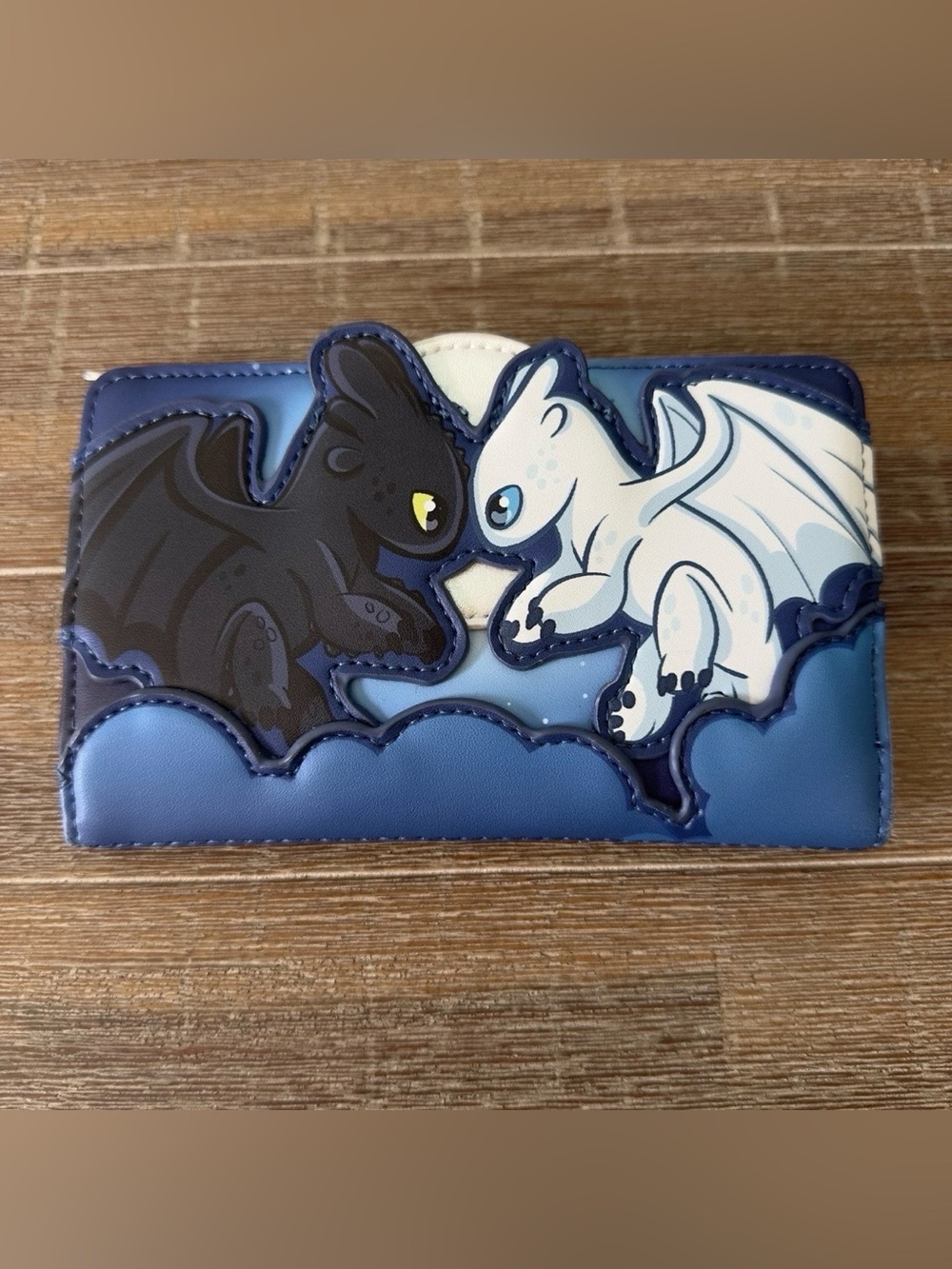 Dreamworks How To Train Your Dragon Loungefly Wallet Toothless Lightfury NWOT